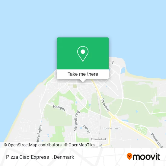 Pizza Ciao Express i map