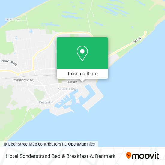 Hotel Sønderstrand Bed & Breakfast A map