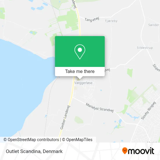 Outlet Scandina map