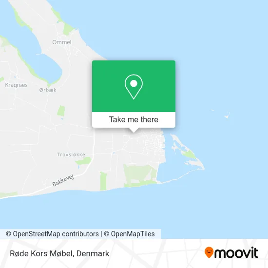 Røde Kors Møbel map