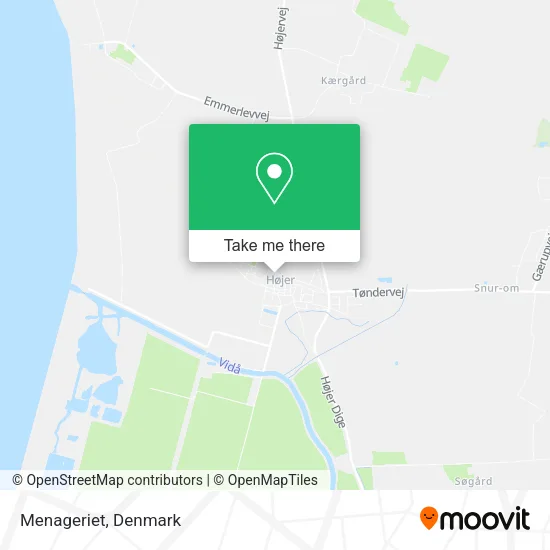 Menageriet map