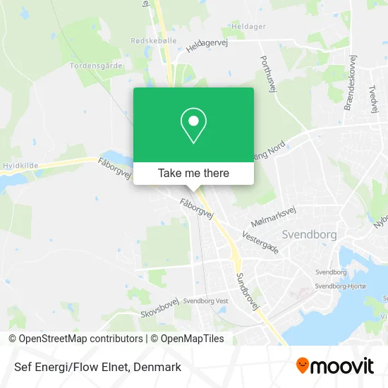 Sef Energi/Flow Elnet map