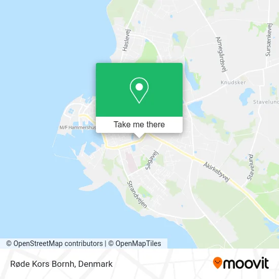 Røde Kors Bornh map