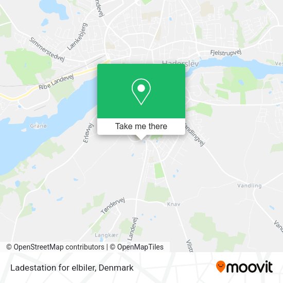 Ladestation for elbiler map