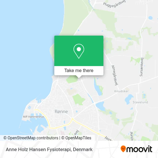 Anne Holz Hansen Fysioterapi map