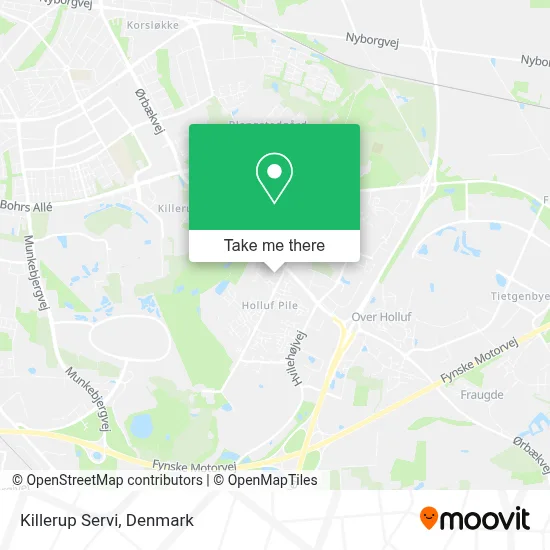 Killerup Servi map