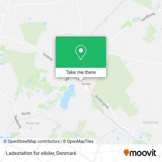 Ladestation for elbiler map