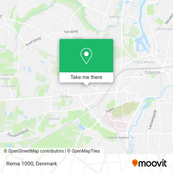 Rema 1000 map