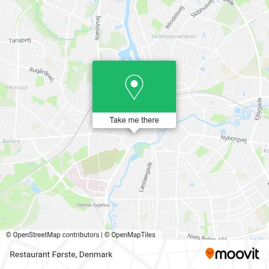 Restaurant Første map