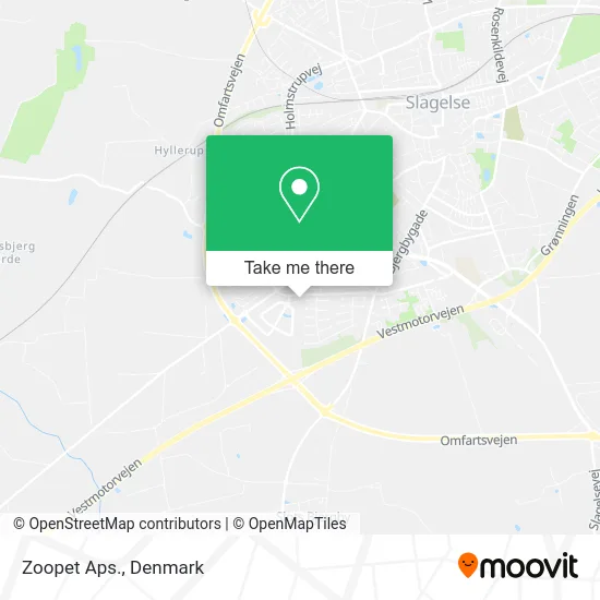 Zoopet Aps. map