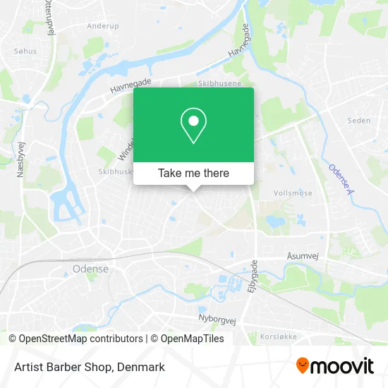 Artist Barber Shop map