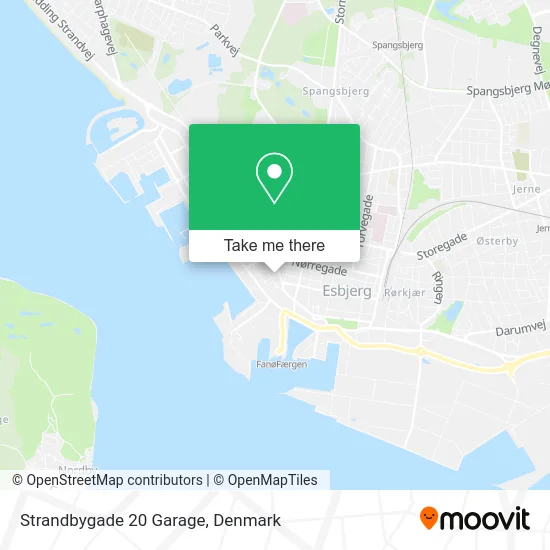 Strandbygade 20 Garage map