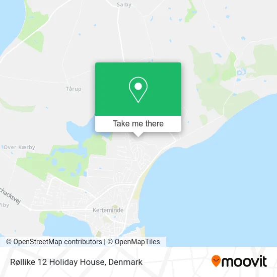 Røllike 12 Holiday House map