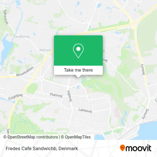 Fredes Cafe Sandwichb map