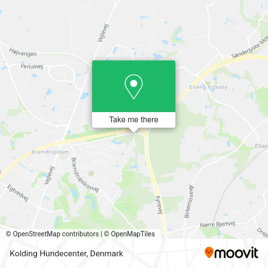 Kolding Hundecenter map