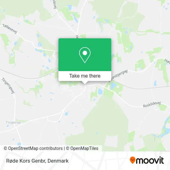 Røde Kors Genbr map