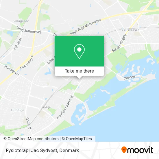 Fysioterapi Jac Sydvest map