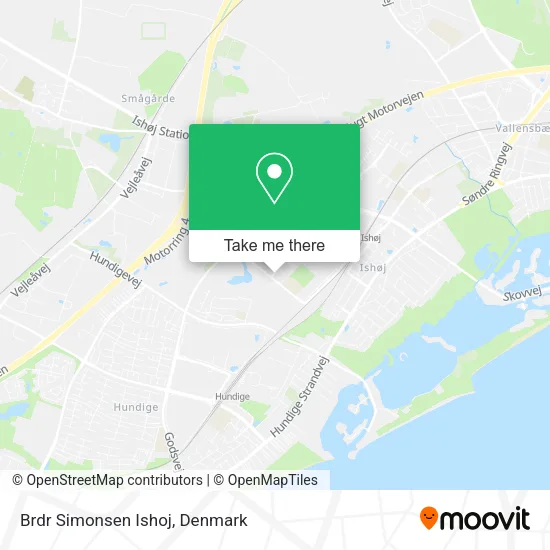 Brdr Simonsen Ishoj map