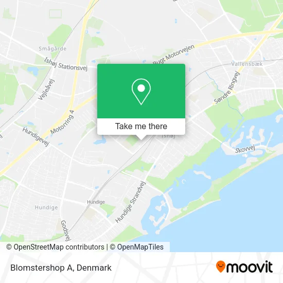 Blomstershop A map