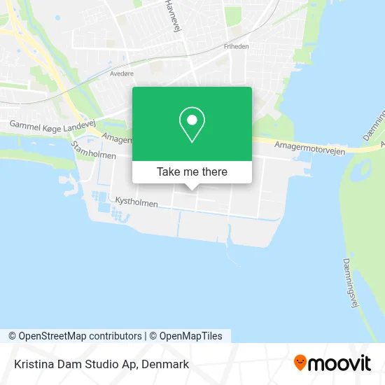 Kristina Dam Studio Ap map