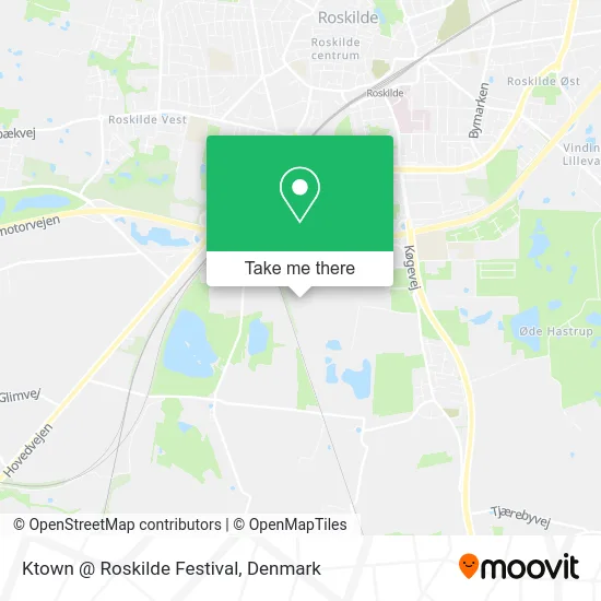 Ktown @ Roskilde Festival map