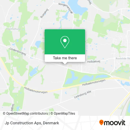 Jp Construction Aps map