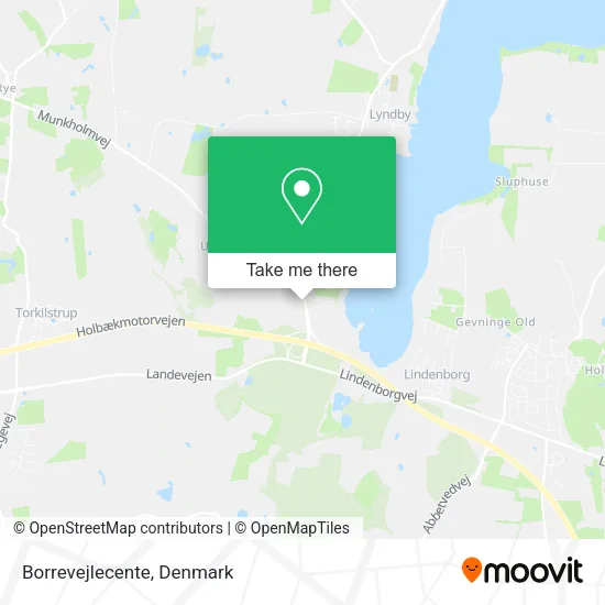 Borrevejlecente map