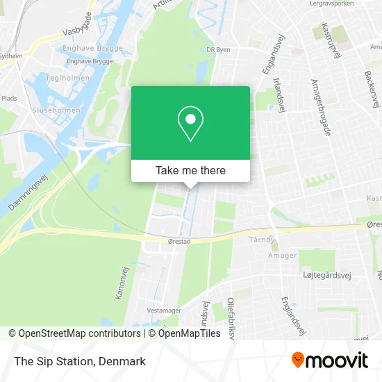 The Sip Station map