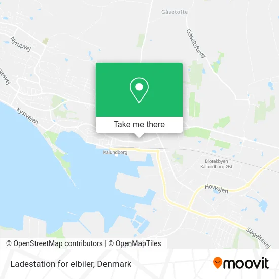 Ladestation for elbiler map