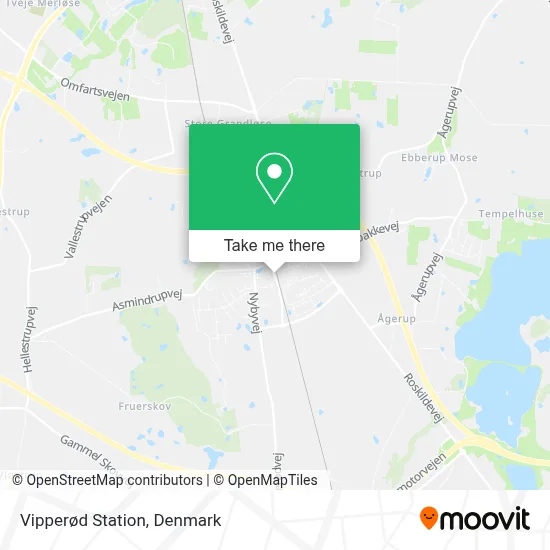 Vipperød Station map