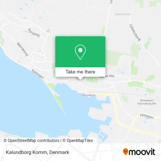 Kalundborg Komm map