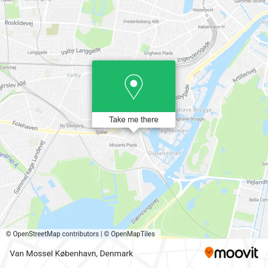 Van Mossel København map