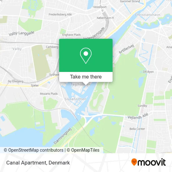 Canal Apartment map