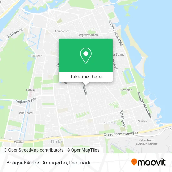 Boligselskabet Amagerbo map