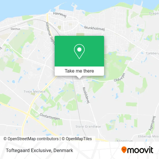 Toftegaard Exclusive map