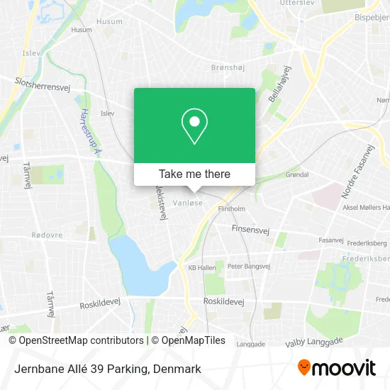Jernbane Allé 39 Parking map