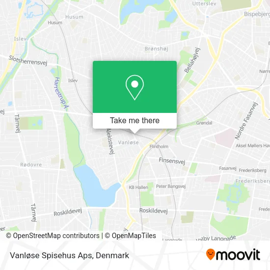 Vanløse Spisehus Aps map