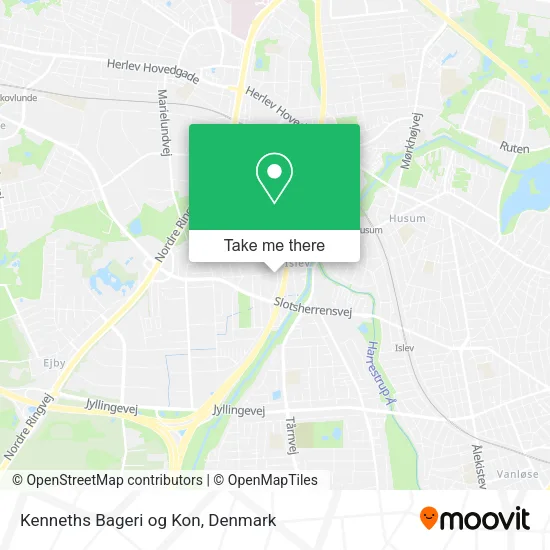 Kenneths Bageri og Kon map