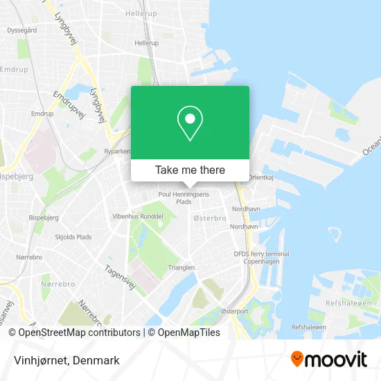 Vinhjørnet map