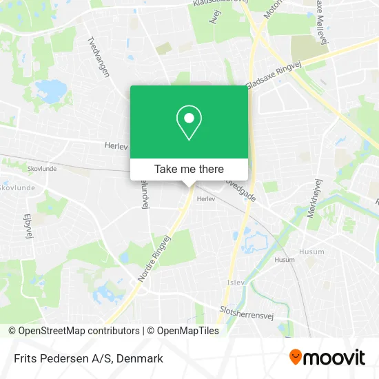 Frits Pedersen A/S map