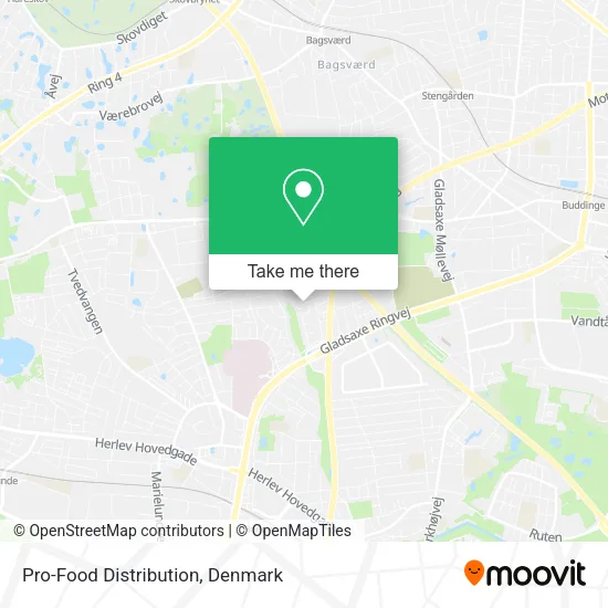 Pro-Food Distribution map