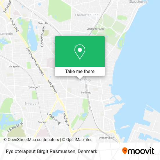 Fysioterapeut Birgit Rasmussen map