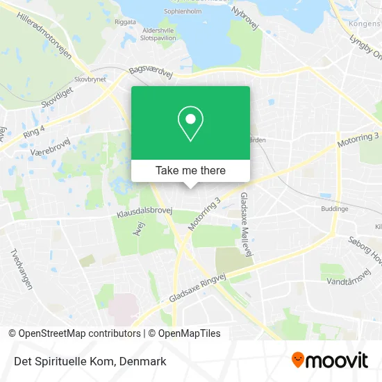 Det Spirituelle Kom map