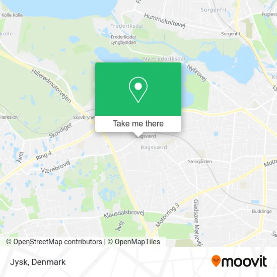 Jysk map