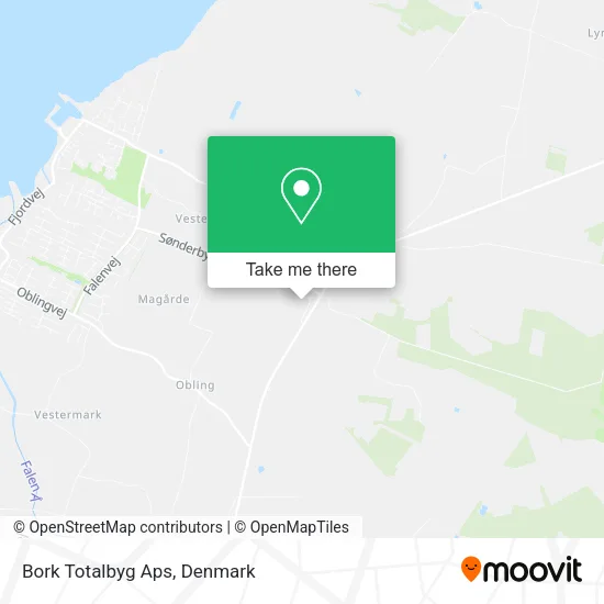 Bork Totalbyg Aps map