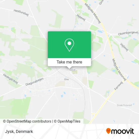 Jysk map