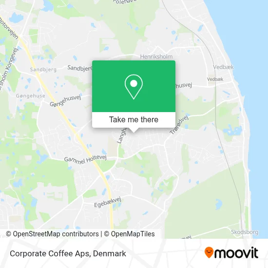 Corporate Coffee Aps map