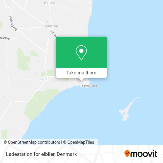 Ladestation for elbiler map