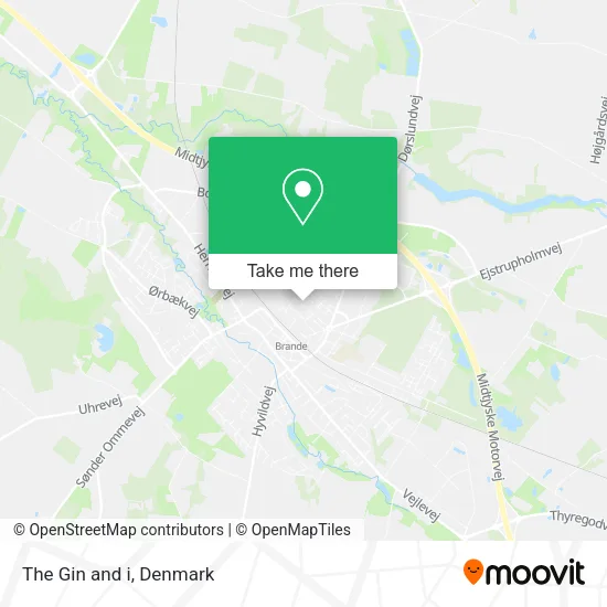 The Gin and i map