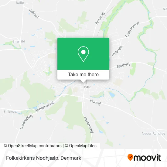 Folkekirkens Nødhjælp map